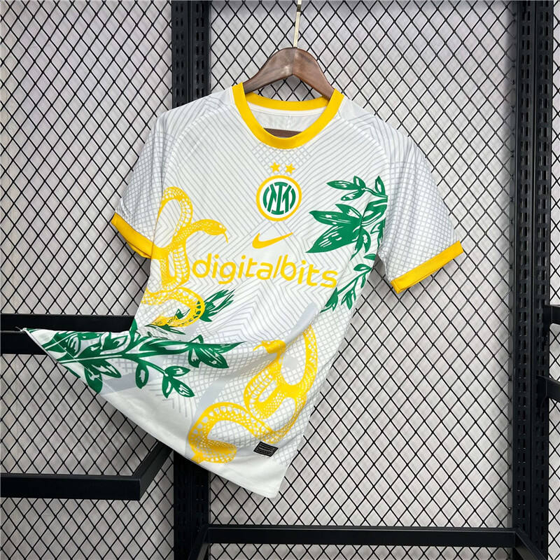 2425 Inter Milan Yellow Pre Match Jersey Football Shirt - Official