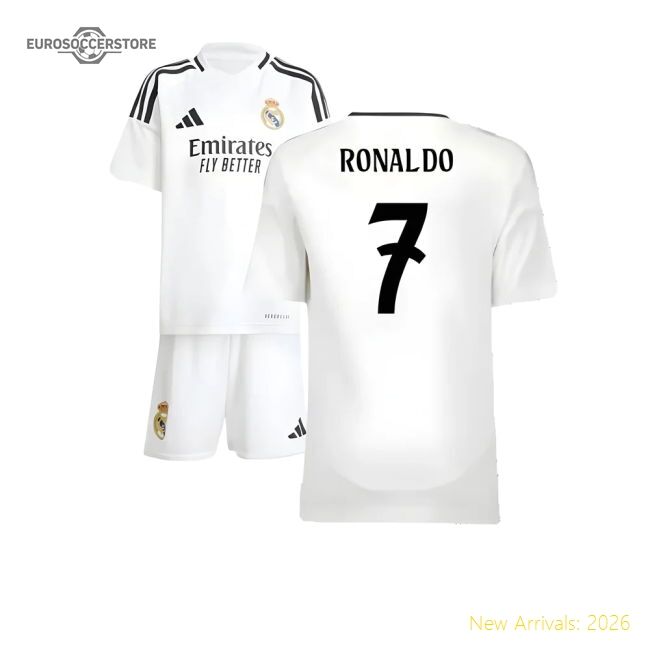 2024-2025 Real Madrid Home Mini Kit (ronaldo 7) - Supporter Edition