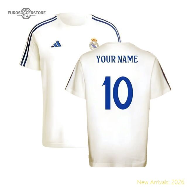 Superior 2024-2025 Real Madrid Dna Tee (white) (your Name)