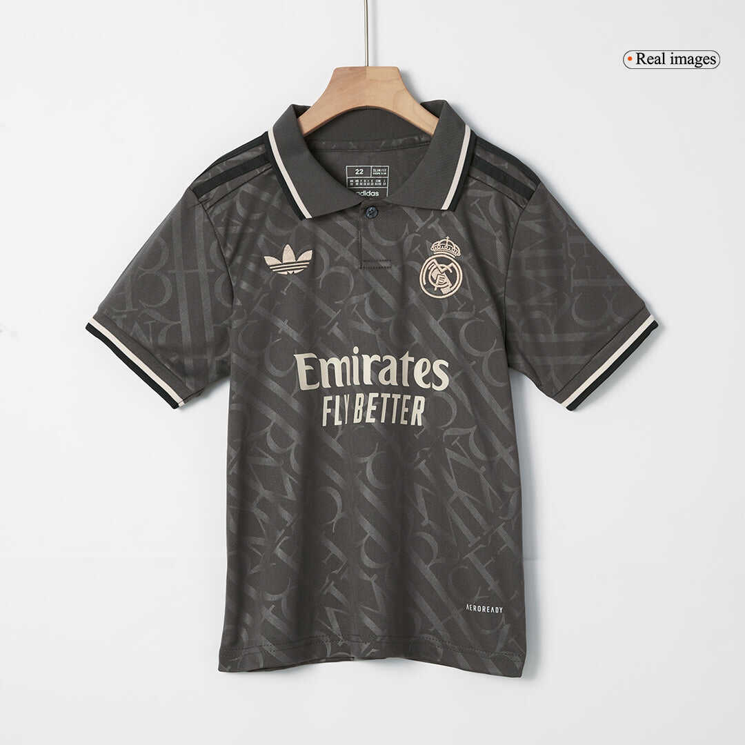 Kid's Real Madrid Third Away Soccer Jersey Kit(Jersey+Shorts+Socks) 20