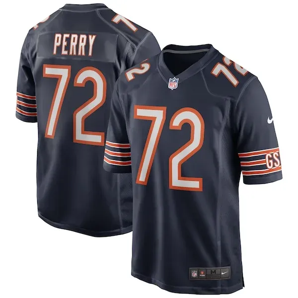 None William Perry Game Jersey - Navy | NFL Player Jersey | NFL Footba