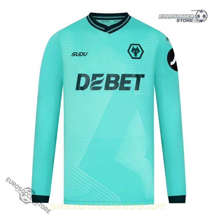Wolverhampton Wanderers 25-26 Season Away Long Sleeve Football Jersey