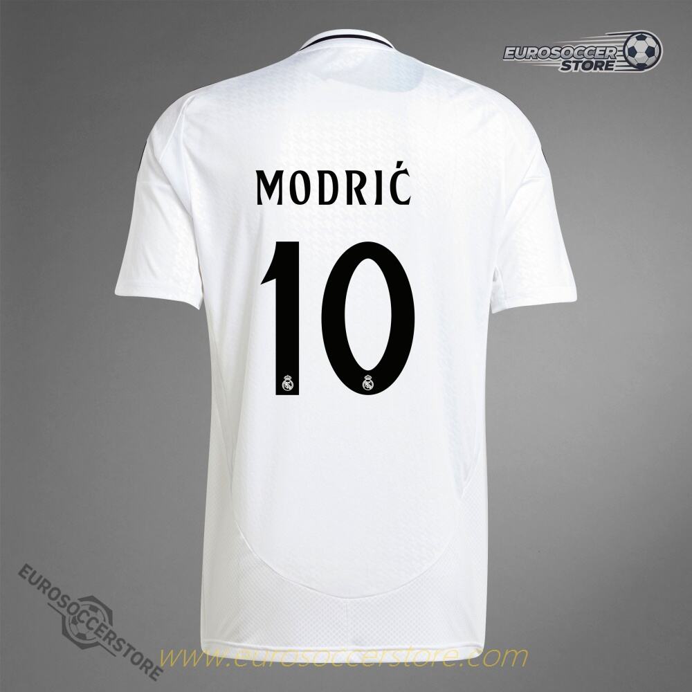 Real Madrid 24-25 Home Jersey with MODRIĆ 10