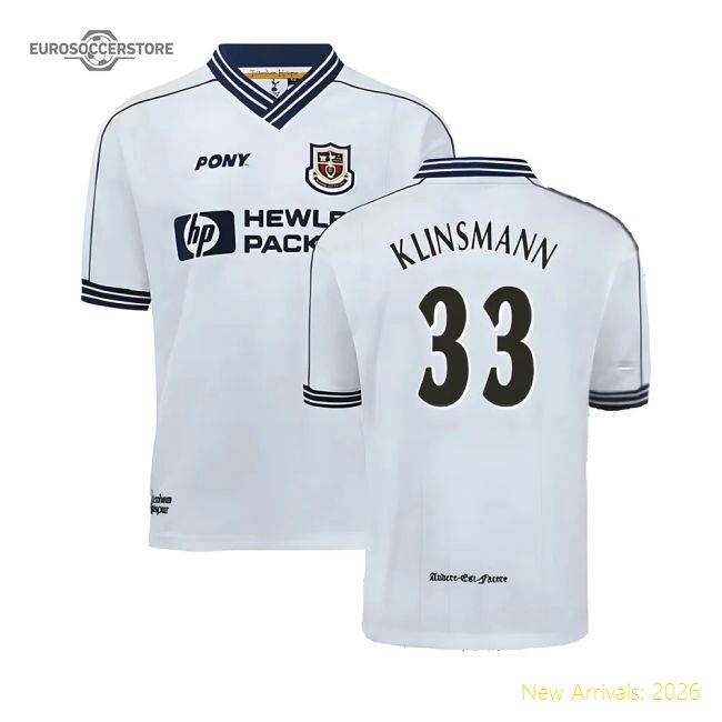 1997-1999 Thfc Home Pony Retro Shirt (klinsmann 33) - Great Value