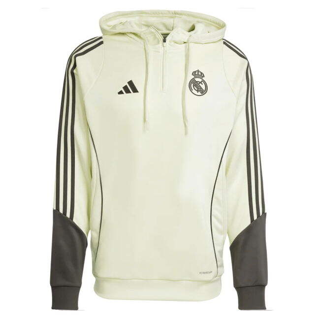 2025-2026 Real Madrid Training Hoody (Almost Lime)
