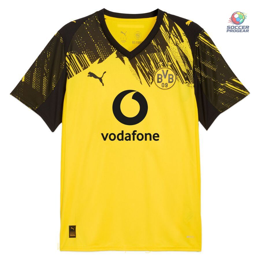 BVB Dortmund Kids Editionren's Home Soccer Jersey Soccer Jersey 2025-26 Edition
