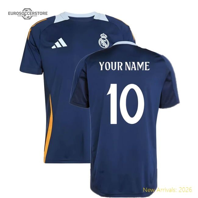 2024-2025 Real Madrid Training Jersey (navy) (your Name) - Affordable
