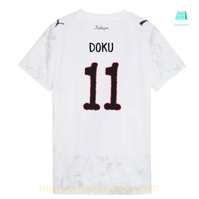 2025-2026 KIDSUPER x Manchester City CWC Shirt (White) - Womens (Doku 11)