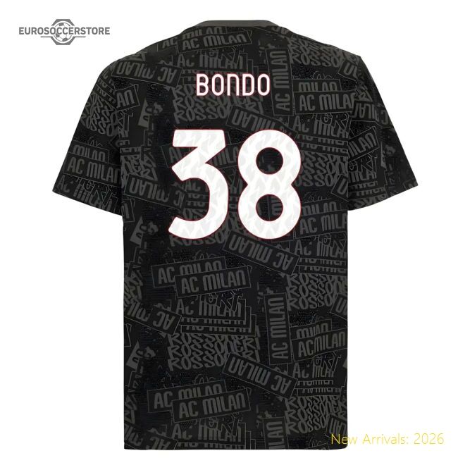 Top-tier Home Ac Milan Bondo Jersey 2025-2026 Lightweight