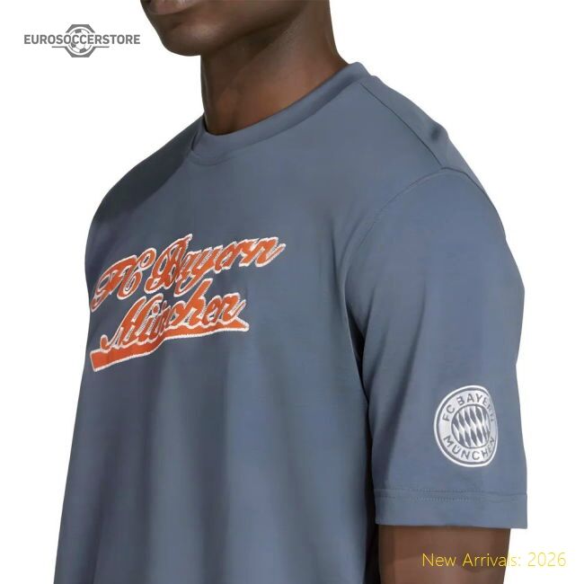 2025-2026 Bayern Munich Us Tee (bold Onix) - Unique Style