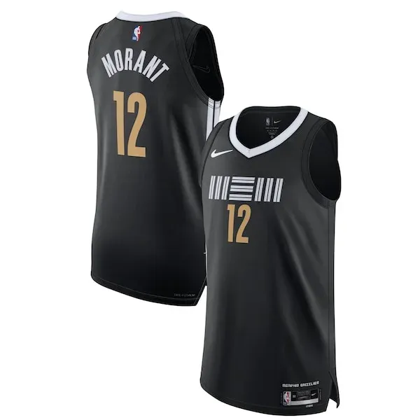 Nike Ja MEM Authentic Jersey - premium NBA - Black game-day casual