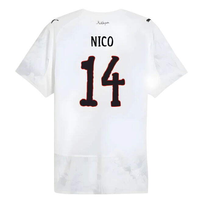 2025-2026 KIDSUPER x Manchester City CWC Authentic Shirt (White) (Nico 14)