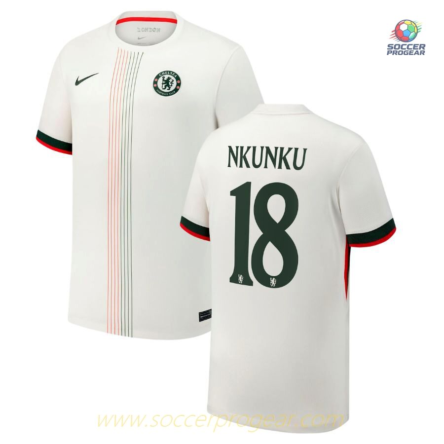 Chelsea Away Football Soccer Shirt 2025/26 Collection Nkunku