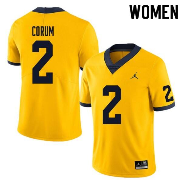 Women Ncaa Team #2 Yellow Womens Authentic Football Jersey