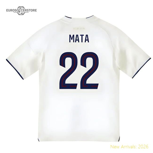 Supporter 2025-2026 Olympique Lyon Home Shirt (Kids) (Mata 22)