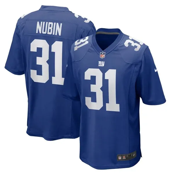 None Tyler Nubin Game Jersey - Royal | NFL Player Jersey | NFL Footbal