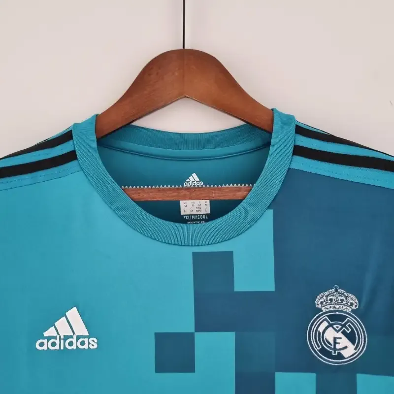 2017-2018 Real Madrid Long Sleeve Third retro kit