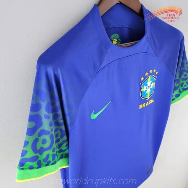 Brazil 2022 World Cup Away Football Kit