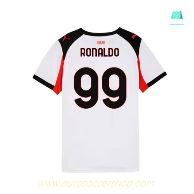 2025-2026 AC Milan Away Shirt (Kids) (Ronaldo 99)