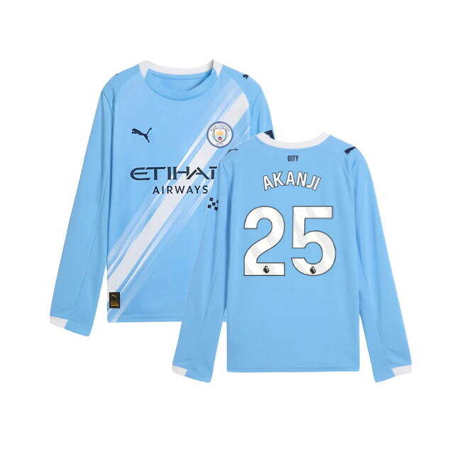 Kids Man City A Team Pro Level Home Professional Jersey (Akanji 25)
