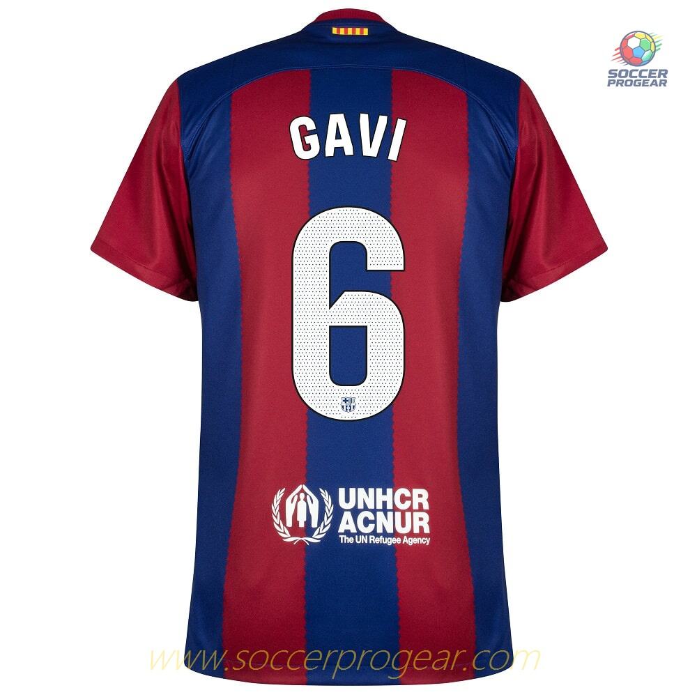 Barca Team Shirt 2023 2024 Home Gavi