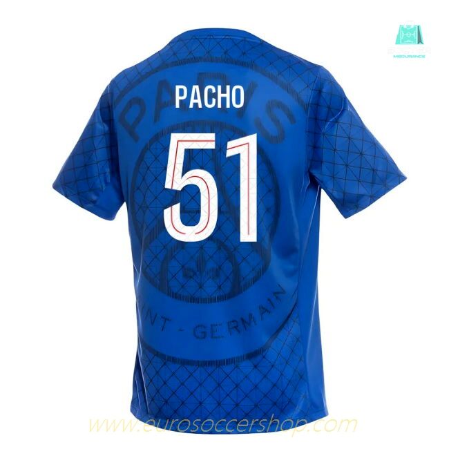 2025-2026 PSG Academy Pro Home Pre Match Shirt (Royal) (Pacho 51)
