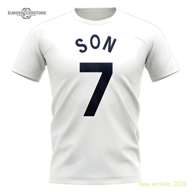 Authentic Son Heung Min Tottenham Hero T-shirt (white) - Premium