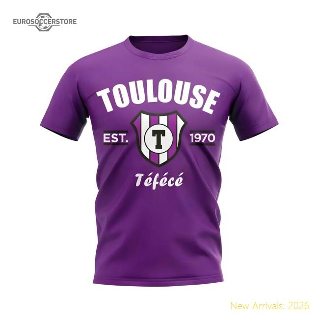 Best-Selling Toulouse Established Football T-Shirt (Purple)