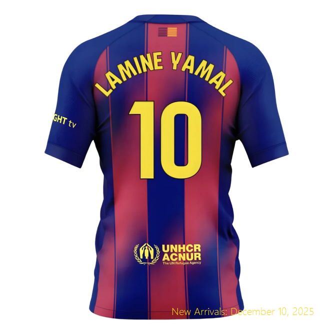 2025-2026 Barcelona (barca) Home - Durable Fabric - Team Spirit