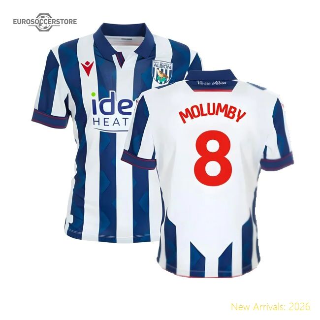 2024-2025 West Brom Wba Home Shirt (molumby 8) - Reasonable Price