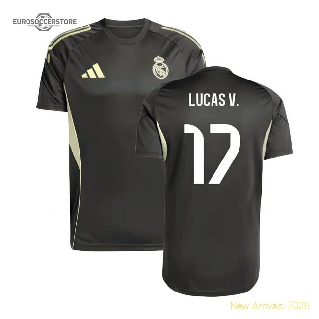 2025-2026 Real Madrid Training Jersey (utility Grey) (lucas V 17)