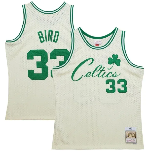 Official Larry Bird BOS Basketball Jersey - Team Colors - Fan Favorite