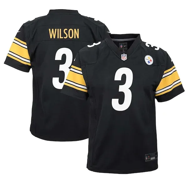 Pittsburgh Steelers Game Football Jersey - Black S | official NFL j...