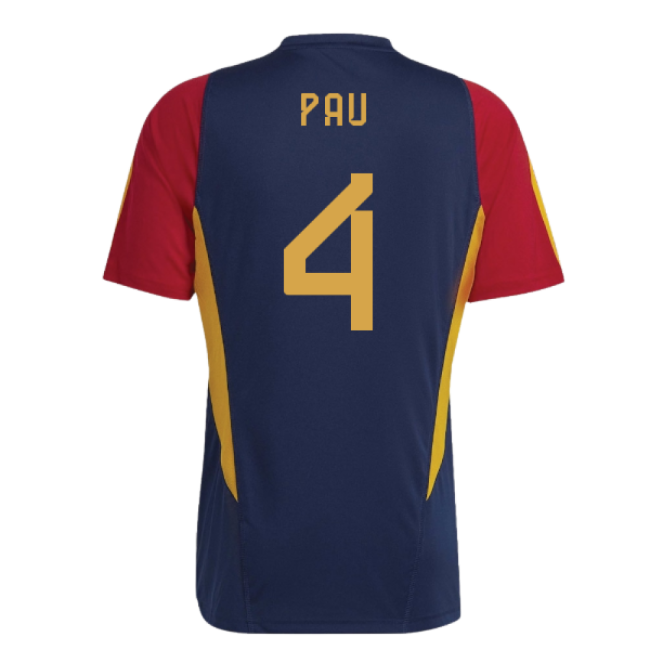 Pau 4 Authentic 2022-2023 Spain European Championship Training Shirt