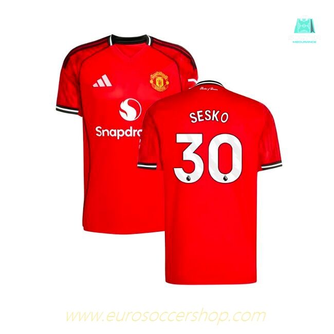 2025-2026 Man Utd Home Shirt (Sesko 30)