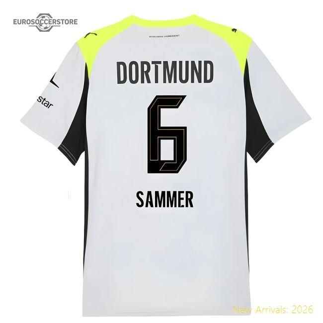 Top-grade 2025-2026 Borussia Dortmund Away Shirt (sammer 6)