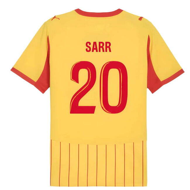 Match Day Lens Racing Lens Home Shirt Sarr #20 High Performance 20...