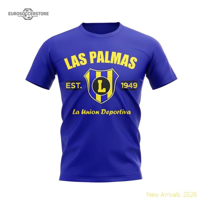 Performance Las Palmas Established Football T-Shirt (Blue)