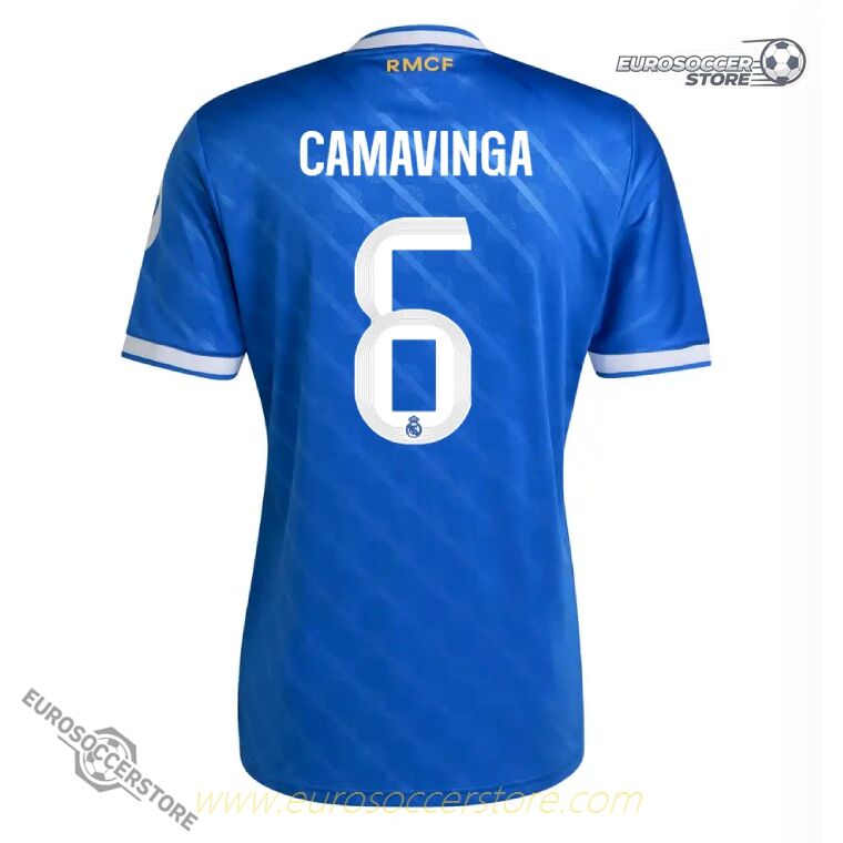Real Madrid 25-26 Season Third Version CAMAVINGA No.6 Football Jersey