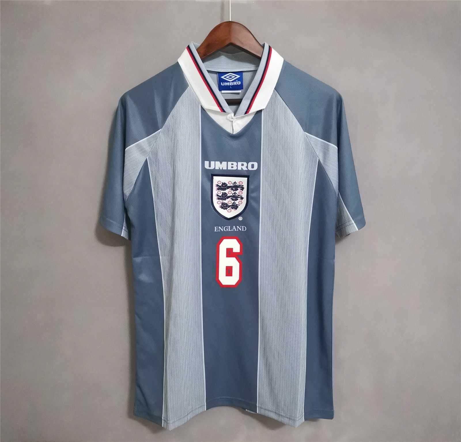 1996 England away retro kit