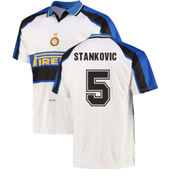 High-quality 1996 Inter Milan Away Shirt (stankovic 5) - Premium Collection