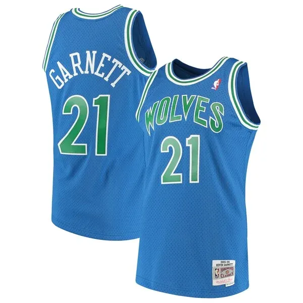 Kevin Garnett MIN Swingman Jersey - official authentic-jersey - Blue