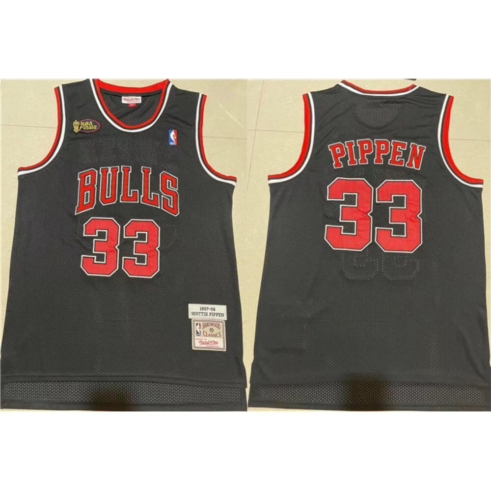 Limited Edition Jersey Chicago Bulls 33 Black - - Basketball Fan Gear