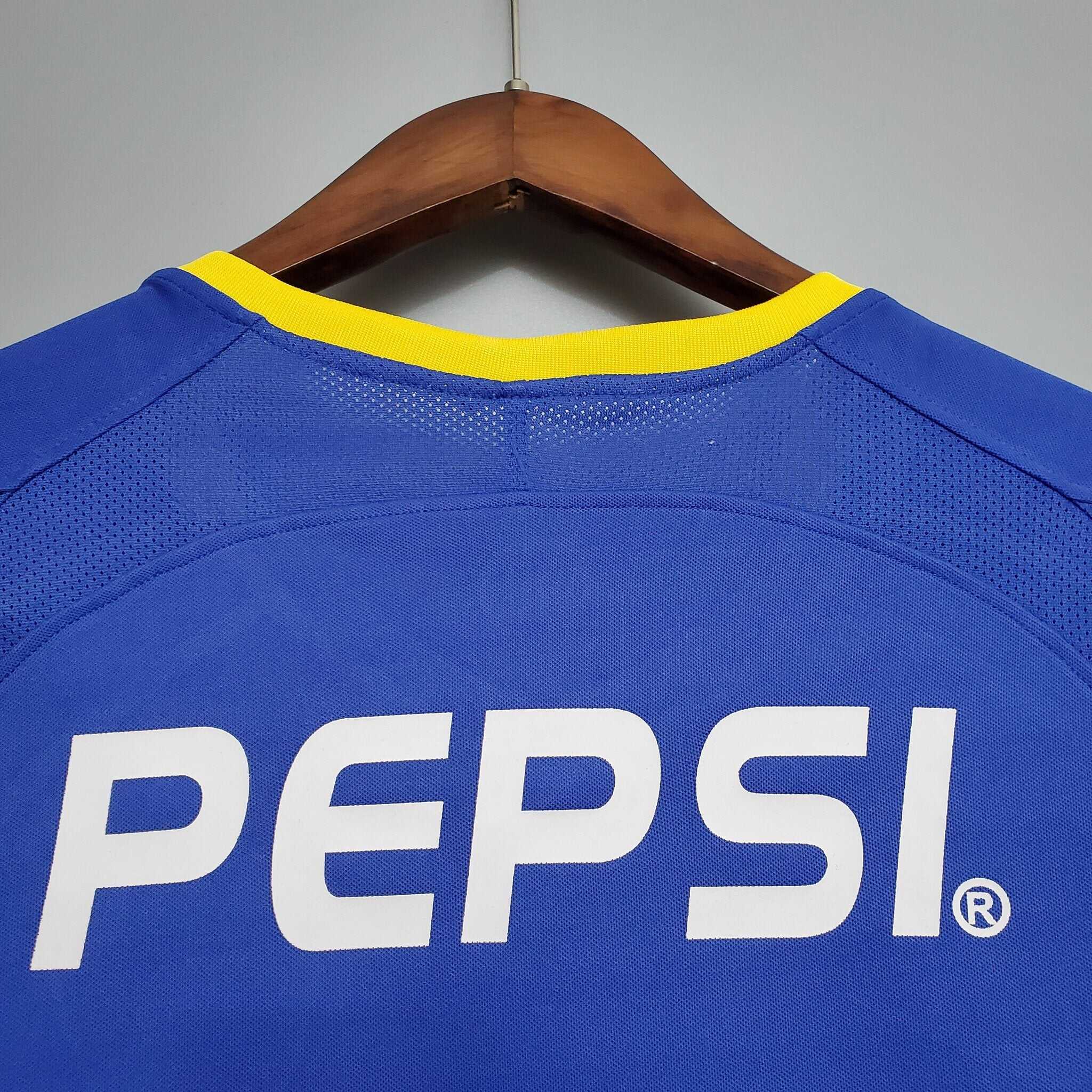 2003-2004 Boca Juniors Home kit – long sleeves
