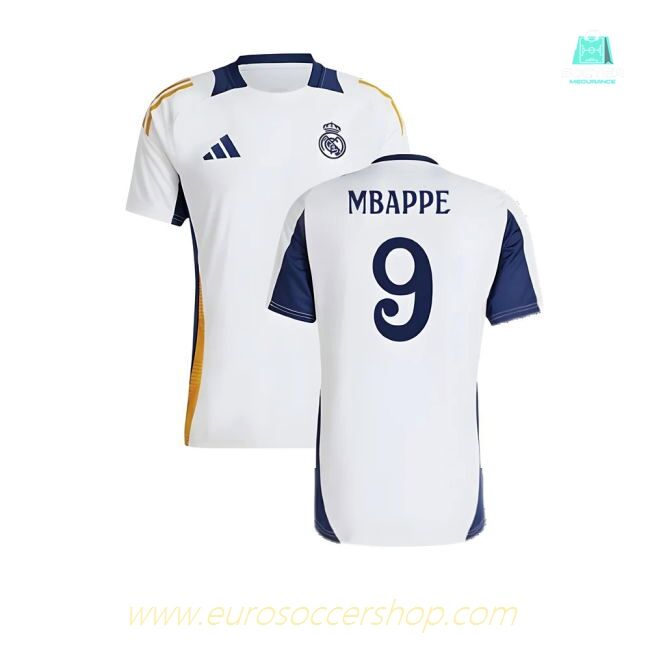 2024-2025 Real Madrid Training Shirt (White) (Mbappe 9)