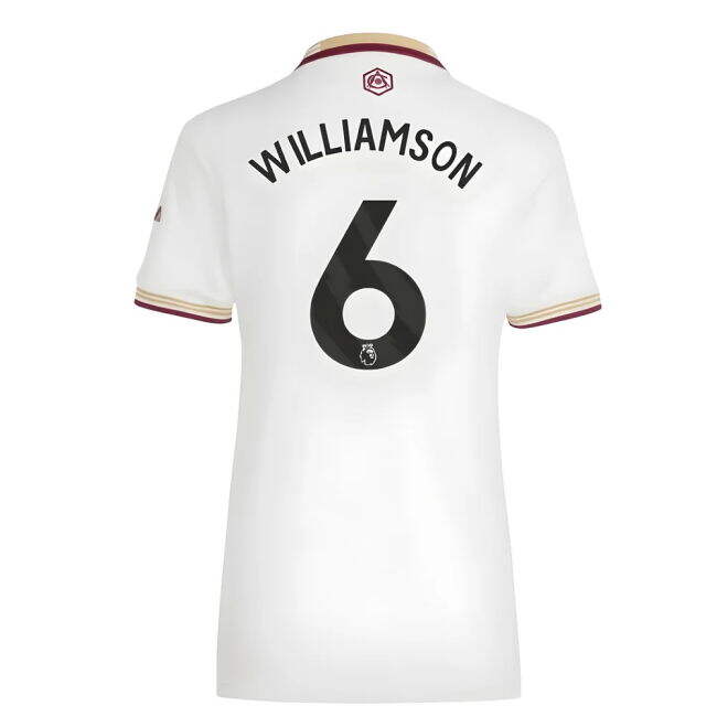 Game Replica Arsenal Third Fan Shirt (Womens) (Williamson 6)