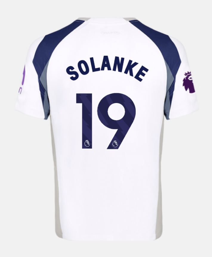 Tottenham Hotspur 25-26 Home SOLANKE 19 Football Jersey