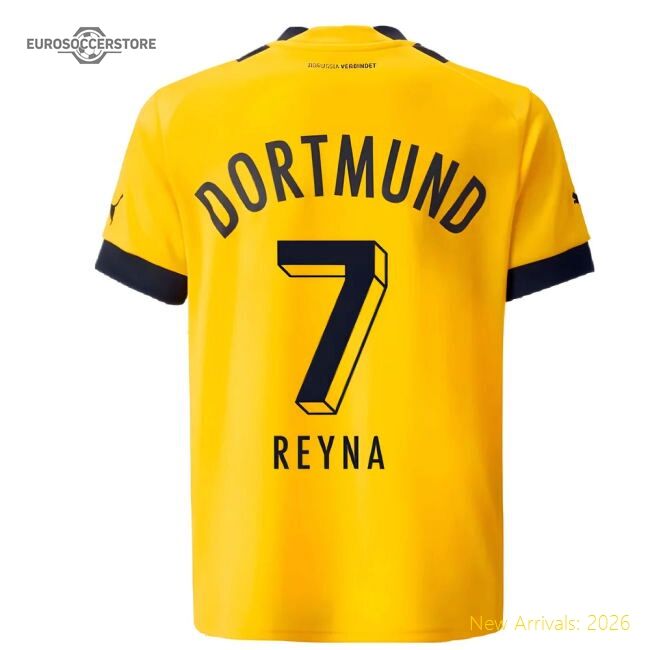 Trending 2022-2023 Borussia Dortmund Home Shirt (Kids) (Reyna 7)