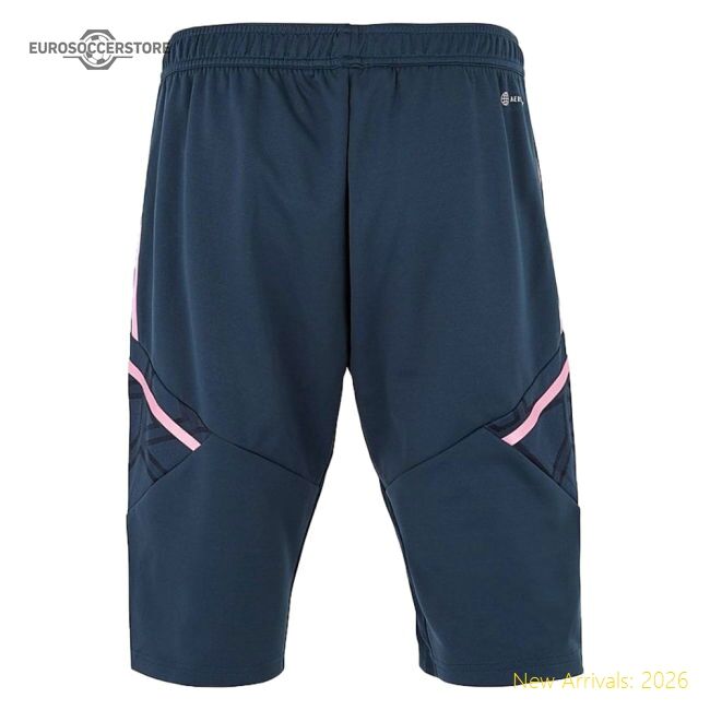 Official 2022-2023 Arsenal Three Quarter Length Pants (navy)