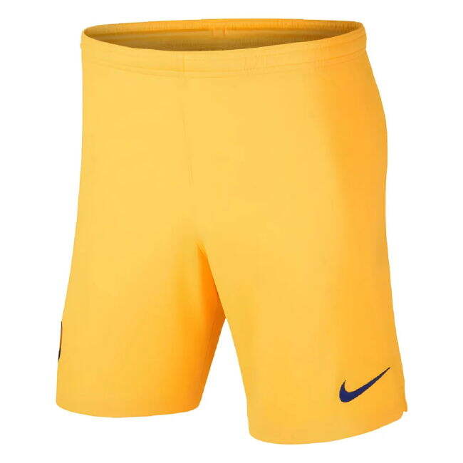 2019-2020 Away Shorts by Barcelona Nike Yellow (Junior